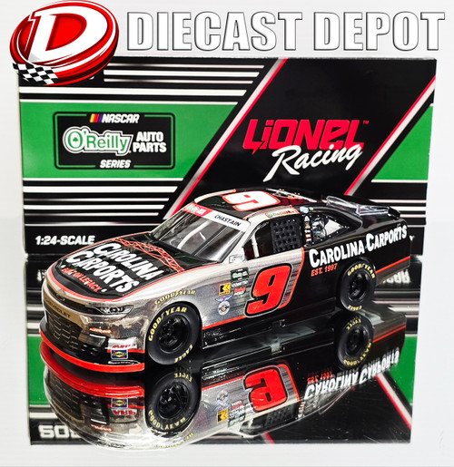 ROSS CHASTAIN 2026 CAROLINA CARPORTS *COLOR CHROME* 1/24 ARC DIECAST
