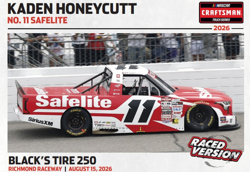KADEN HONEYCUTT 2026 RICHMOND WIN SAFELITE RACED VERSION FOSTER LOVE TRUCK 1/24 ARC DIECAST (ADVANCED ORDER)