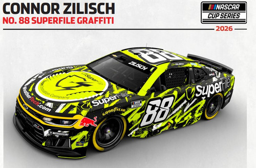 AUTOGRAPHED CONNOR ZILISCH 2026 SUPERFILE GRAFFITI 1/24 ARC DIECAST (ADVANCED ORDER)