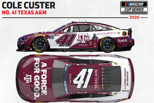 COLE CUSTER 2026 TEXAS A&M 1/24 ELITE DIECAST (ADVANCED ORDER)