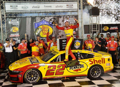 JOEY LOGANO 2026 BRISTOL NIGHT RACE WIN SHELL PENNZOIL RACED
