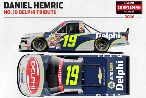 DANIEL HEMRIC 2026 DELPHI (KYLE BUSCH TRIBUTE) 1/64  ARC DIECAST (ADVANCED ORDER)