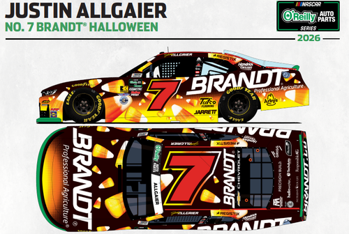 JUSTIN ALLGAIER 2026 BRANDT HALLOWEEN 1/24 ARC DIECAST (ADVANCED ORDER)
