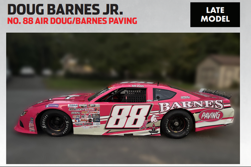 DOUG BARNES JR 2026 AIR DOUG/ BARNES PAVING  LATE MODEL 1/24 ACTION  (ADVANCED ORDER)