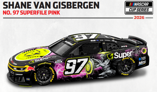 SHANE VAN GISBERGEN 2026 SUPERFILE PINK 1/24 ELITE DIECAST (ADVANCED ORDER)