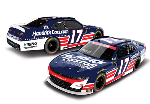 COREY DAY 2026 HENDRICKCARS.COM PATRIOTIC *COLOR CHROME* 1/24 ARC DIECAST (ADVANCED ORDER)