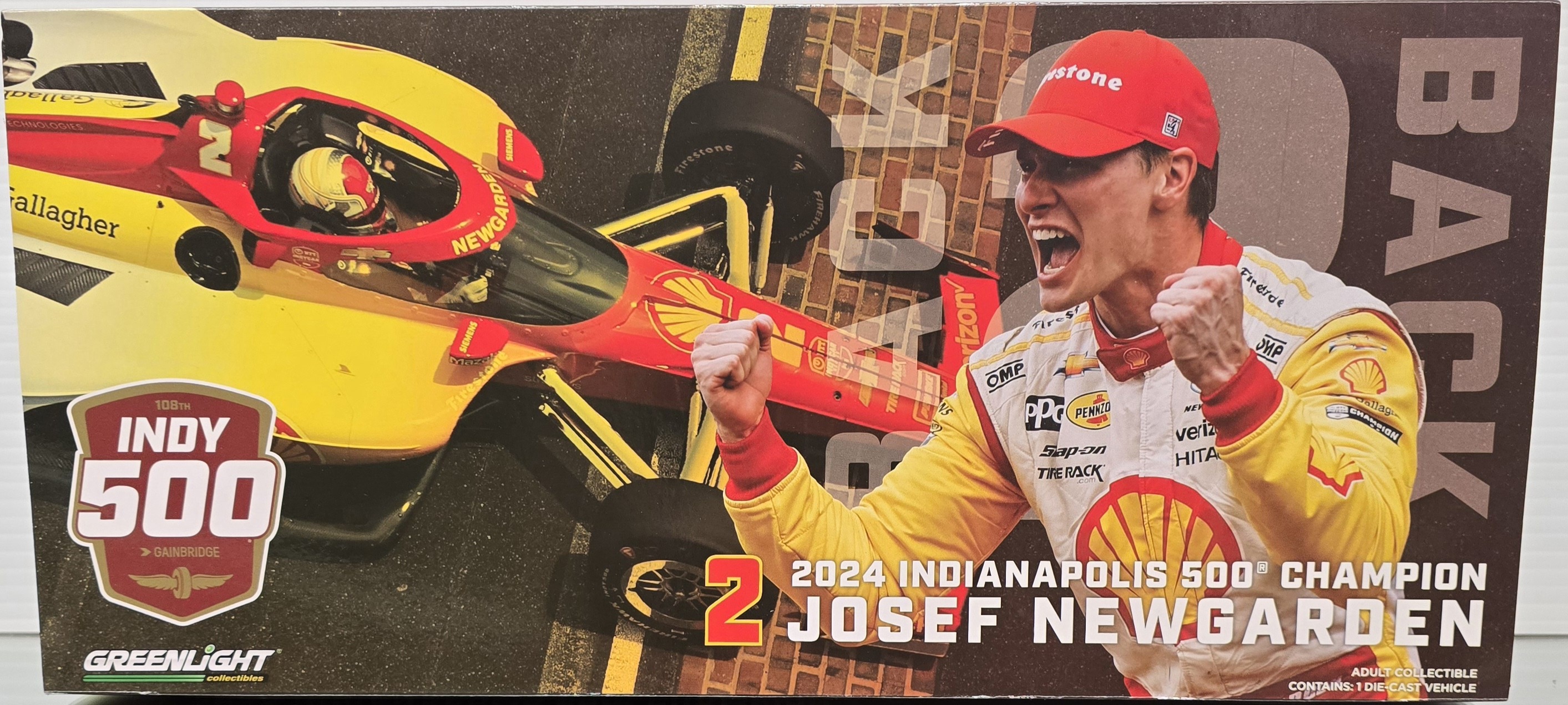 JOSEF NEWGARDEN 2024 TEAM PENSKE #2 SHELL OIL INDIANAPOLIS