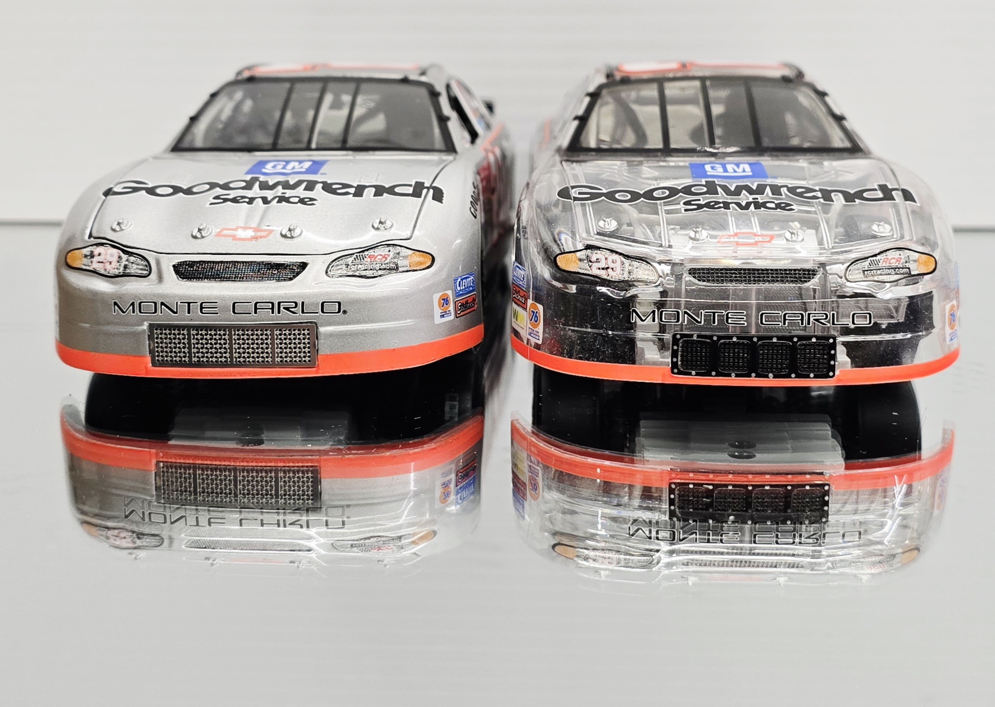 KEVIN HARVICK 2002 GOODWRENCH STANDARD & CLEAR BODY COMBO DEAL 1