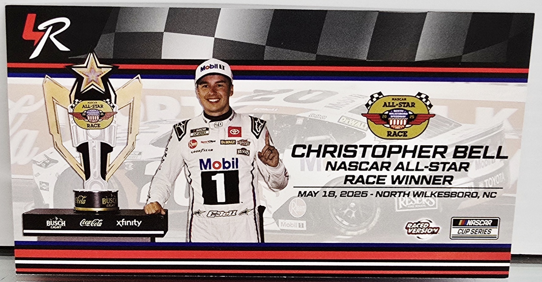 CHRISTOPHER BELL 2025 ALLSTAR WIN RACED VERSION MOBIL ONE 1/24 ARC
