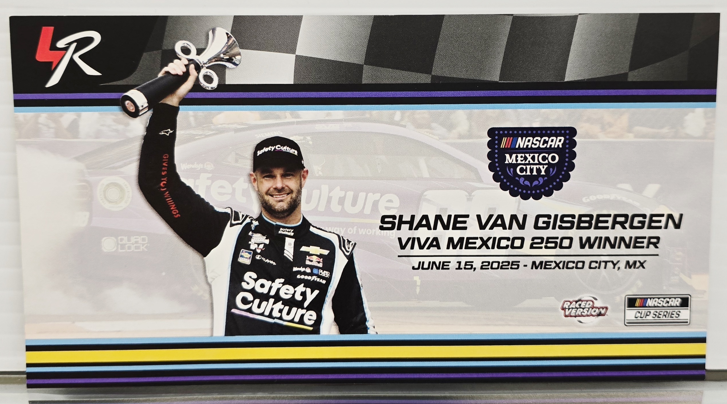 SHANE VAN GISBERGEN 2025 MEXICO CITY WIN SAFETY CULTURE RACED