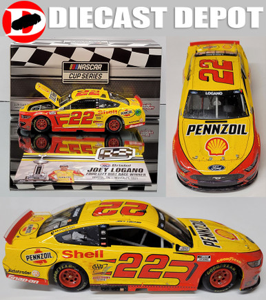 JOEY LOGANO 2021 BRISTOL DIRT WIN RACED VERSION SHELL/ PENNZOIL