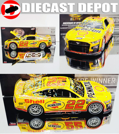 ミニカー NASCAR 1/24 #29 Brushed l JOEY LOGANO 2022 NASCAR CUP SERIES PHOENIX SEASON FINALE WIN RACED