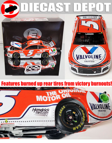 KYLE LARSON 2021 NASHVILLE WIN RACED VERSION VALVOLINE #5 CAMARO 1