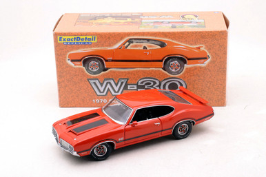ジャンク品！Ertl　1/18　オールズモビル　4-4-2 W-30　ハーストオールズ H/O 455 V8 ERTL American Muscle 1968 OLDS 4-4-2, 10 YR Limited Edition 1:18