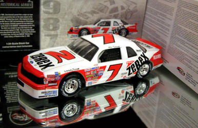 ALAN KULWICKI 1987 ZEREX THUNDERBIRD 1/24 ACTION CLEAR WINDOW BANK