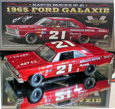 AUTOGRAPHED MARVIN PANCH #21 1965 GALAXIE 1/24 UNIVERSITY OF RACING