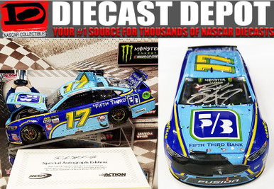 AUTOGRAPHED RICKY STENHOUSE JR 2017 TALLADEGA WIN RACED VERSION