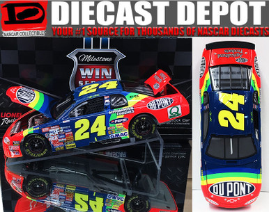 JEFF GORDON 24TH WIN RACED VERSION (1997 CHARLOTTE WIN) 1/24 ACTION