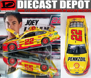JOEY LOGANO 2017 SHELL/PENNZOIL #22 FORD FUSION 1/24 ACTION