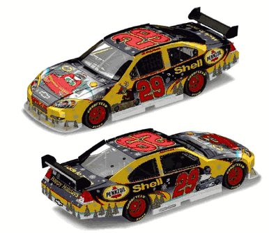 KEVIN HARVICK 2008 HOLIDAY CAR BY SAM BASS 1/24 ACTION