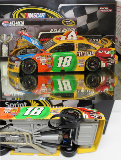 KYLE BUSCH 2013 ATLANTA WIN RACED VERSION M&M'S 1/24 ACTION