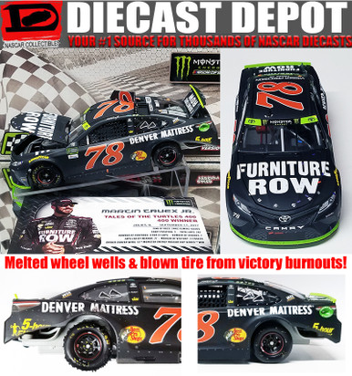 MARTIN TRUEX JR 2017 CHICAGO WIN RACED VERSION FURNITURE ROW 1/24