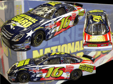 AUTOGRAPHED 2006 GREG BIFFLE NATIONAL GUARD FORD FUSION 1/24 CWB