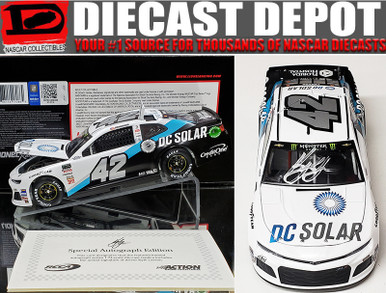 AUTOGRAPHED KYLE LARSON 2018 DARLINGTON DC SOLAR RETRO (DAVEY