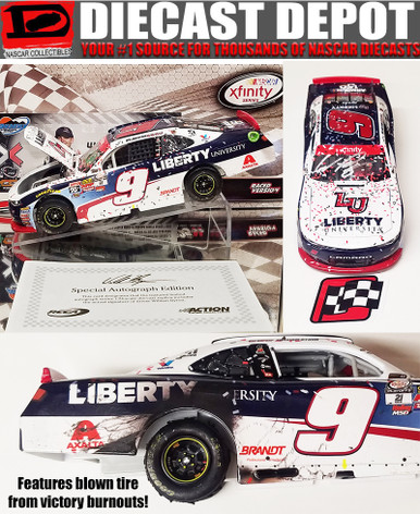 AUTOGRAPHED WILLIAM BYRON 2017 PHOENIX WIN RACED VERSION 1/24 ACTION