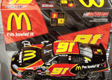 BILL ELLIOTT 2005 MCDONALDS 50TH ANNIVERSARY 1/24 ACTION