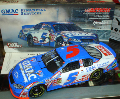 BRIAN VICKERS 2003 GMAC FIRST WIN RACED VERSION AUTOGRAPHED 1/24