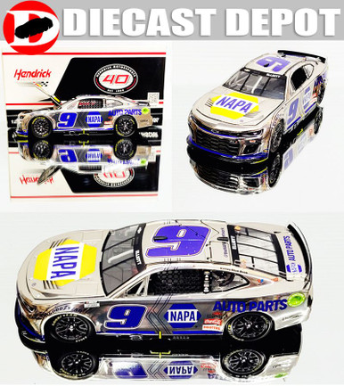 CHASE ELLIOTT 2024 NAPA WHITE COLOR CHROME 1/24 ARC DIECAST