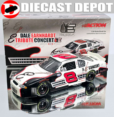 DALE EARNHARDT JR 2003 DALE EARNHARDT TRIBUTE CONCERT CAR 1/24 ACTION