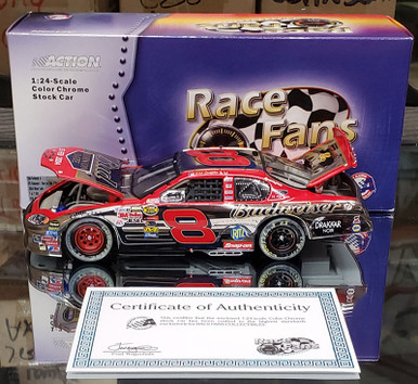 DALE EARNHARDT JR 2004 DAYTONA 500 WIN COLOR CHROME 1/24 ACTION