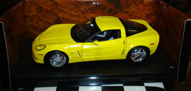 EXCLUSIVE- 2006 YELLOW CORVETTE Z06 1/18 HOT WHEELS