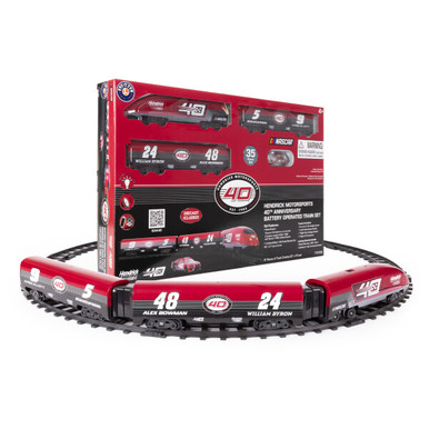 HENDRICK MOTORSPORTS 40TH ANNIVERSARY MINI READY TO PLAY TRAIN SET