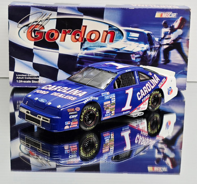 JEFF GORDON 1991 CAROLINA FORD DEALERS 1/24 ACTION DIECAST ( PAINT