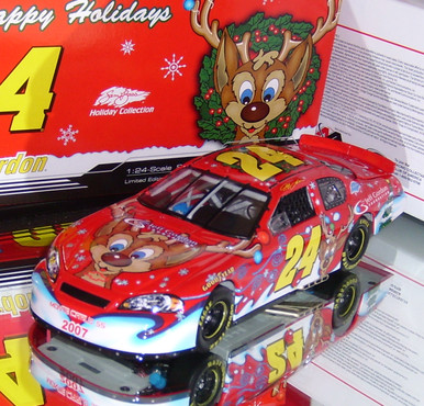 JEFF GORDON 2007 CHRISTMAS CAR 1/24 MOTORSPORTS AUTHENTICS