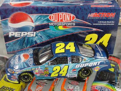 JEFF GORDON 2004 PEPSI SHARDS PLATINUM BANK 1/24 SCALE ACTION