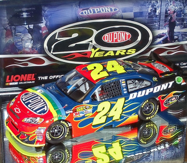 JEFF GORDON #24 DUPONT 20 YEARS OF RACING 1/24 ACTION