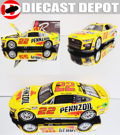 【ジョーダン×ペニー×ケンプあり！】ミニカードGOLDのみ 9枚 JOEY LOGANO 2022 PENNZOIL #22 NEXT GEN MUSTANG 1/24 ACTION
