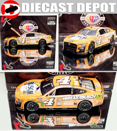 KEVIN HARVICK 2023 BUSCH LIGHT PEACH #4 MUSTANG 1/24 ACTION