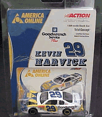 KEVIN HARVICK #29 1/64 ACTION AOL TOTAL CONCEPT