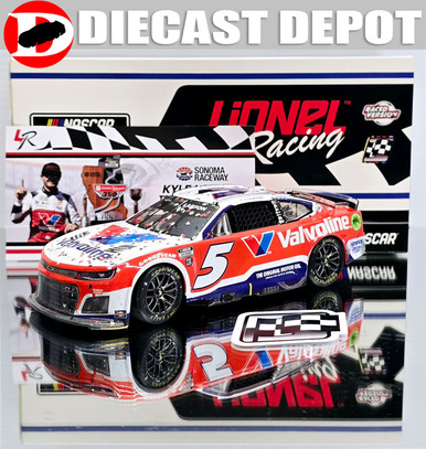 KYLE LARSON 2024 SONOMA WIN RACED VERSION VALVOLINE 1/24 ARC DIECAST