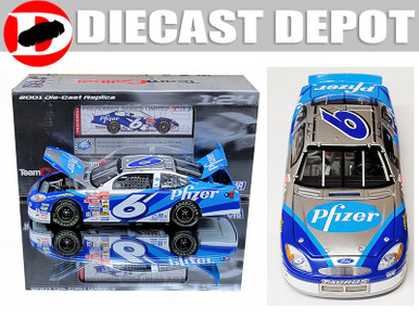 MARK MARTIN 2001 PFIZER 1/24 TEAM CALIBER PREFERRED SERIES