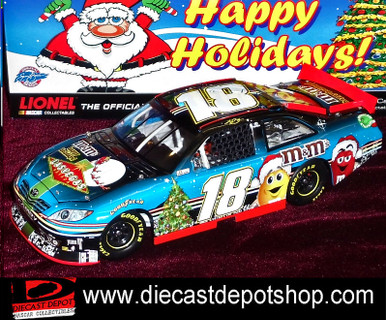 KYLE BUSCH 2011 SAM BASS CHRISTMAS CAR 1/24 ACTION