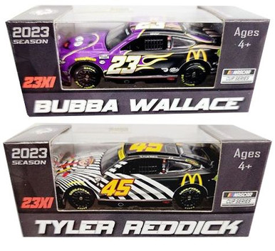 TYLER REDDICK & BUBBA WALLACE 2023 MCDONALDS HAMBURGLAR & GRIMACE