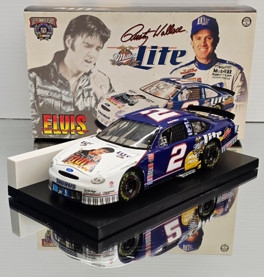 RUSTY WALLACE 1998 MILLER LITE/ ELVIS #2 FORD 1/24 ACTION