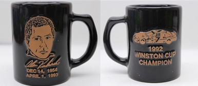 ALAN KULWICKI 1992 WINSTON CUP CHAMPION CERAMIC CAR COFFEE MUG