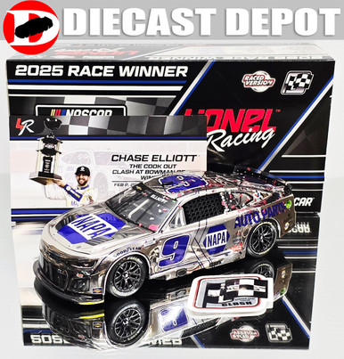 Gray MACH 55W ver.c　24-25 CHASE ELLIOTT 2025 CLASH WIN BOWMAN GRAY RACED VERSION WHITE NAPA